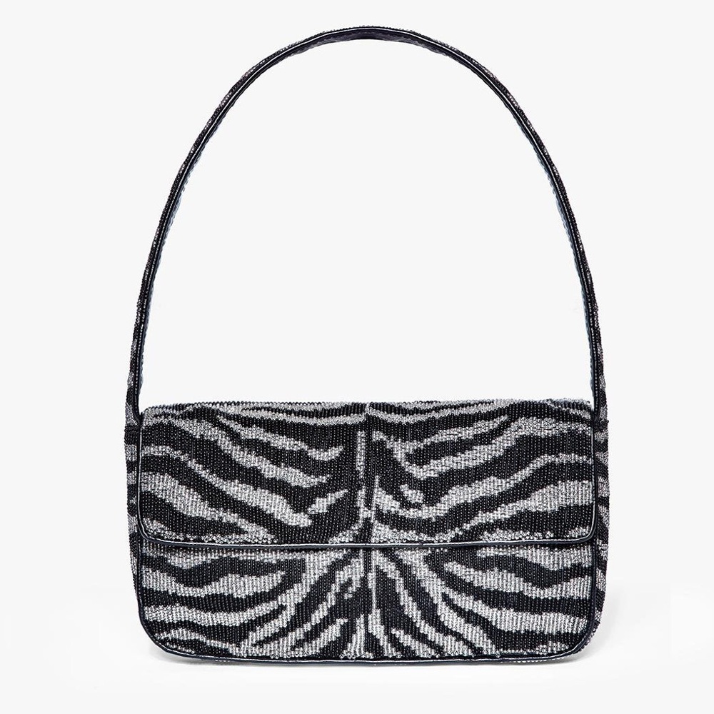 NWT Staud Tommy Bag Zebra